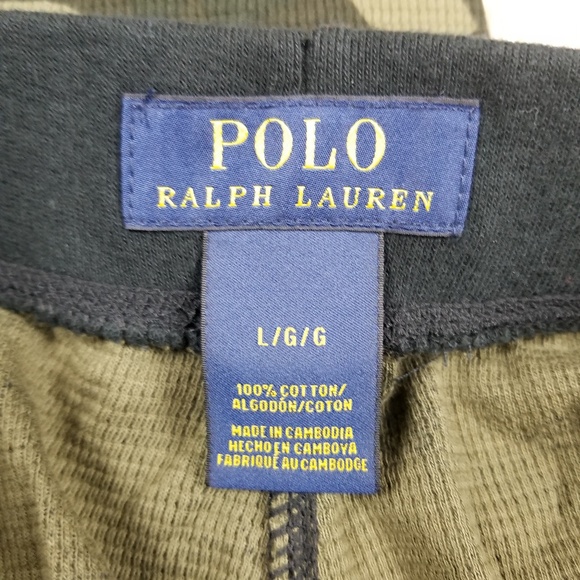 *NWT* POLO RALPH LAUREN Camo Waffle Knit Jogger - Picture 5 of 6